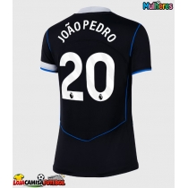 Camisa de Futebol Chelsea Joao Pedro #20 Equipamento Alternativo Mulheres 2025-26 Manga Curta